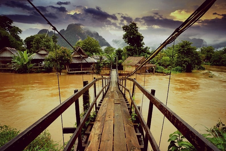 徒步旅行老挝