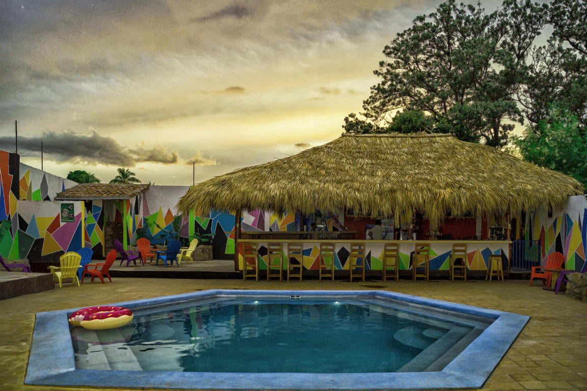 冲浪驴最好的旅馆在格拉纳达，尼加拉瓜