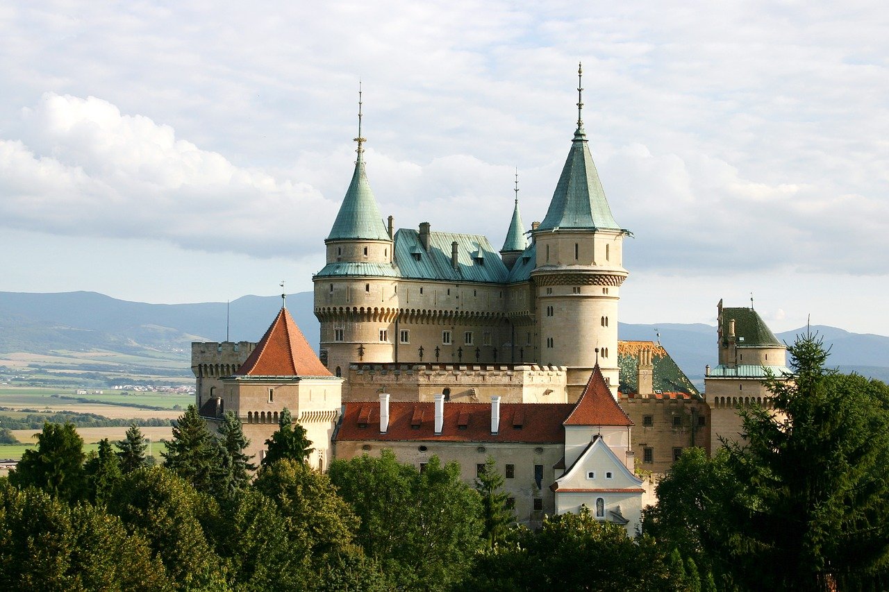 斯洛伐克的城堡。
