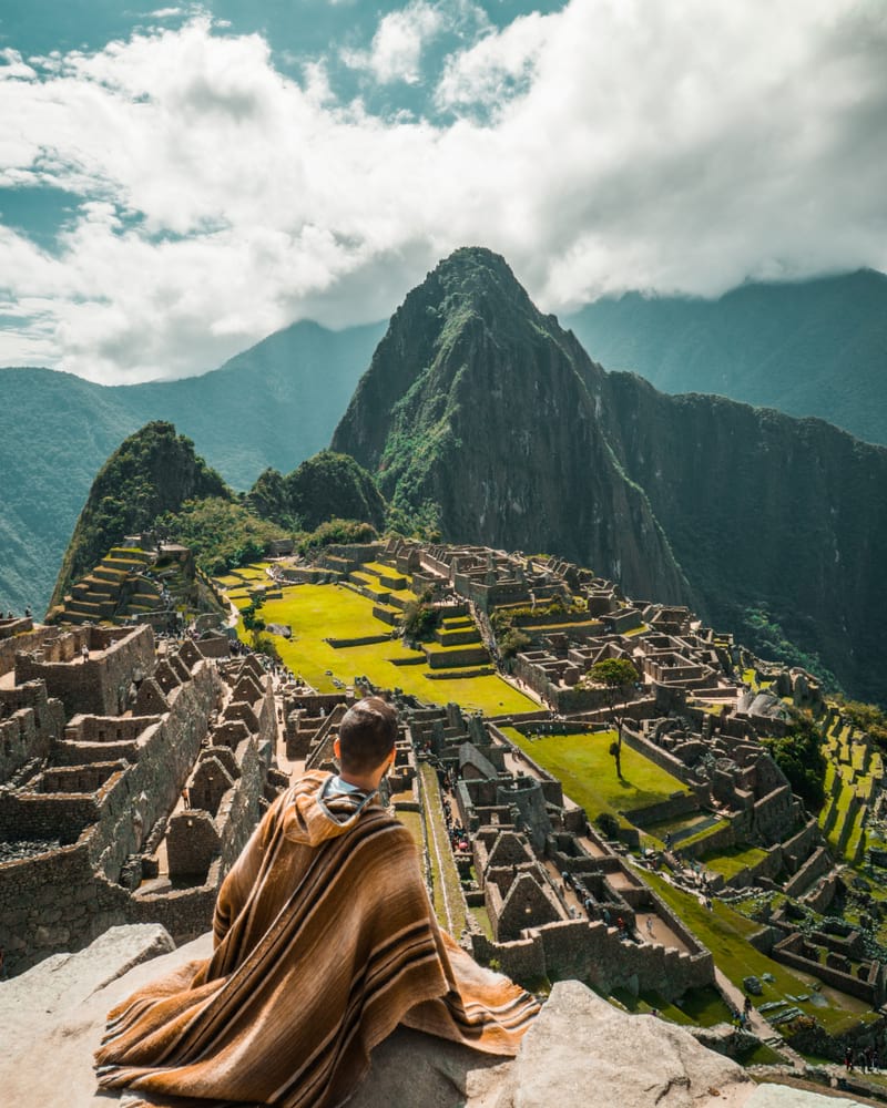 参观秘鲁的马丘比丘