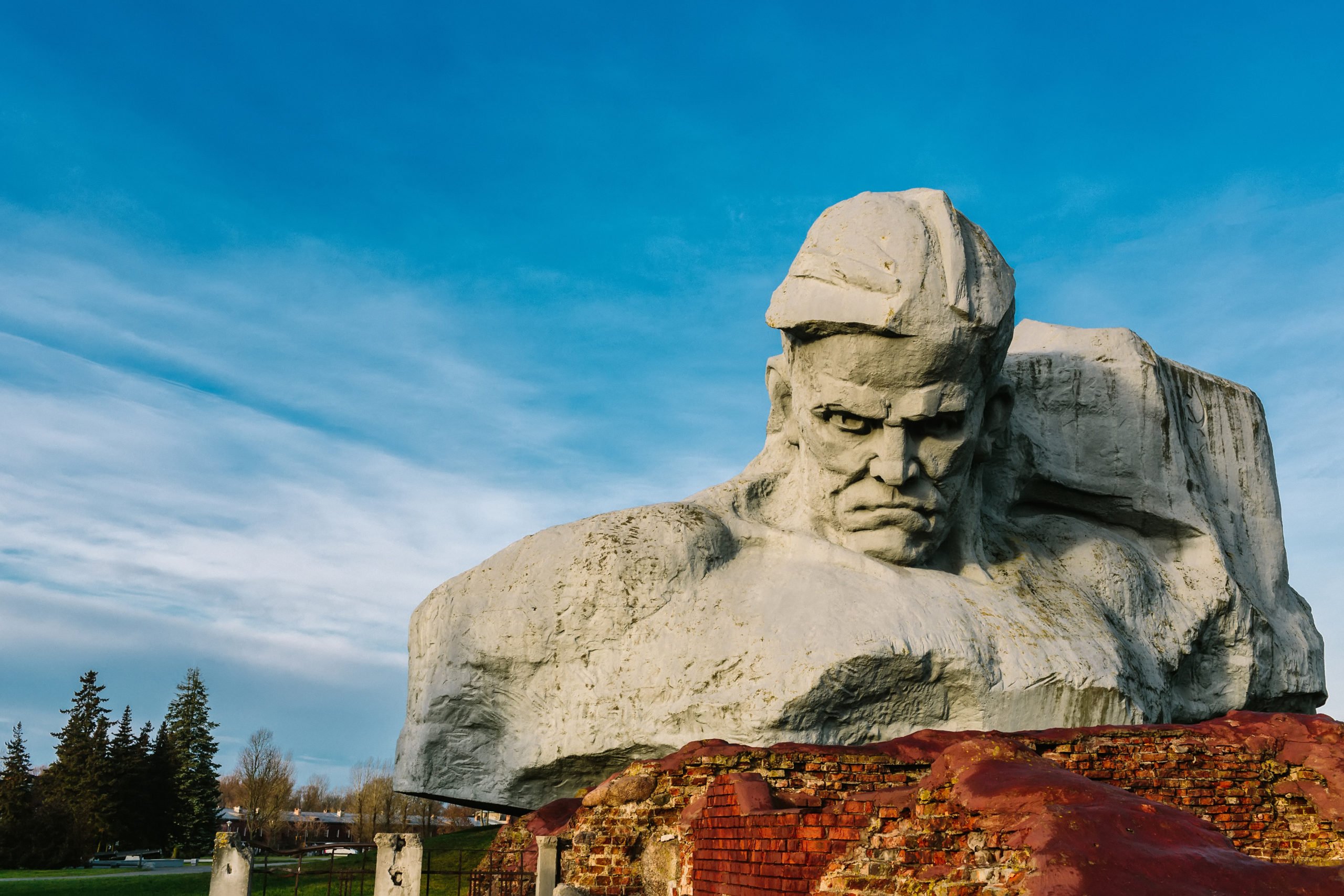 Giant Head. Brest in Belarus. From Shutterstock - By dulebenets